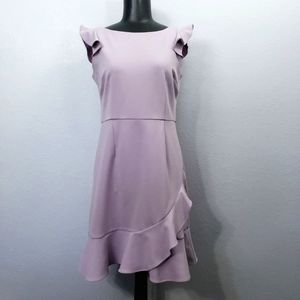 Nanette Lapore Lilac Ruffle Dress (4)